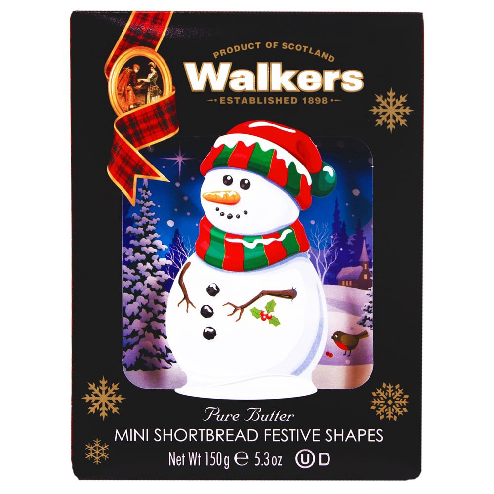 slide 2 of 3, Walker's Mini Festive Shapes Pure Butter Shortbread 5.3 oz, 5.3 oz