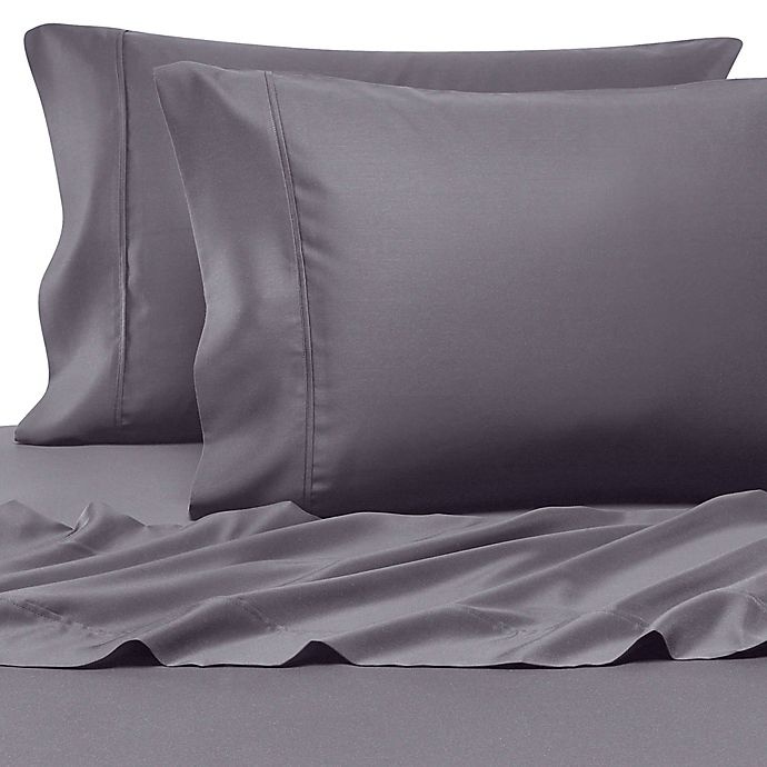 slide 1 of 2, Pure Beech 100% Modal Sateen Standard/Queen Pillowcases - Grey, 2 ct