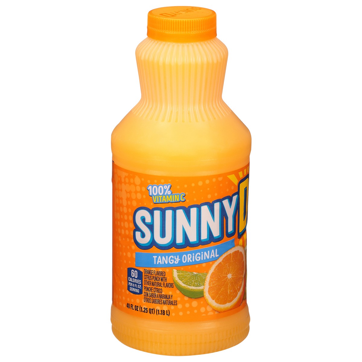 slide 6 of 12, Sunny D Sunnyd Tangy Original Orange Juice Drink, 40 Fl Oz Bottle, 40 fl oz