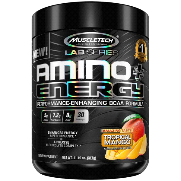 slide 1 of 1, MuscleTech Lab Series Amino Energy Powder, 11.19 oz