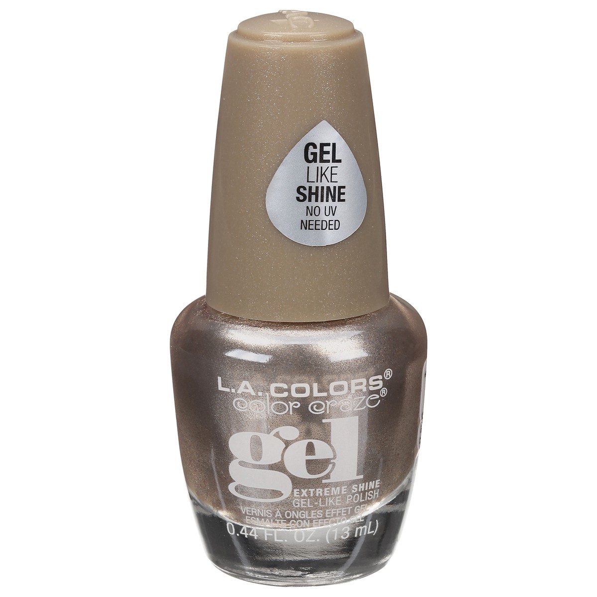slide 9 of 10, L.A. Colors Color Craze CNP737 Bright Side Gel Extreme Shine Nail Polish 0.44 fl oz, 0.44 fl oz