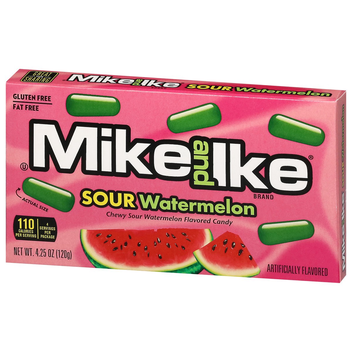 slide 14 of 14, MIKE AND IKE Sour Watermelon Candy 4.25 oz, 4.25 oz