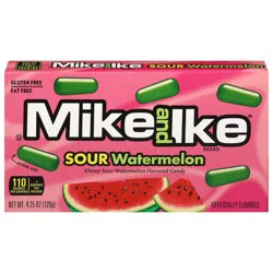 Mike and Ike Sour Watermelon Candy 4.25 oz