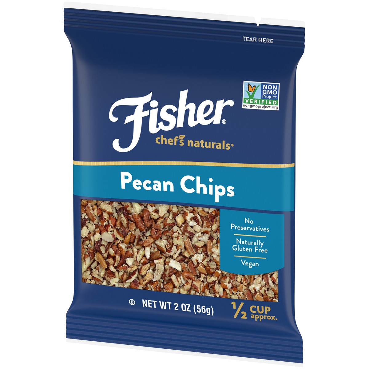 slide 7 of 9, Fisher Pecan Chips, 2 oz