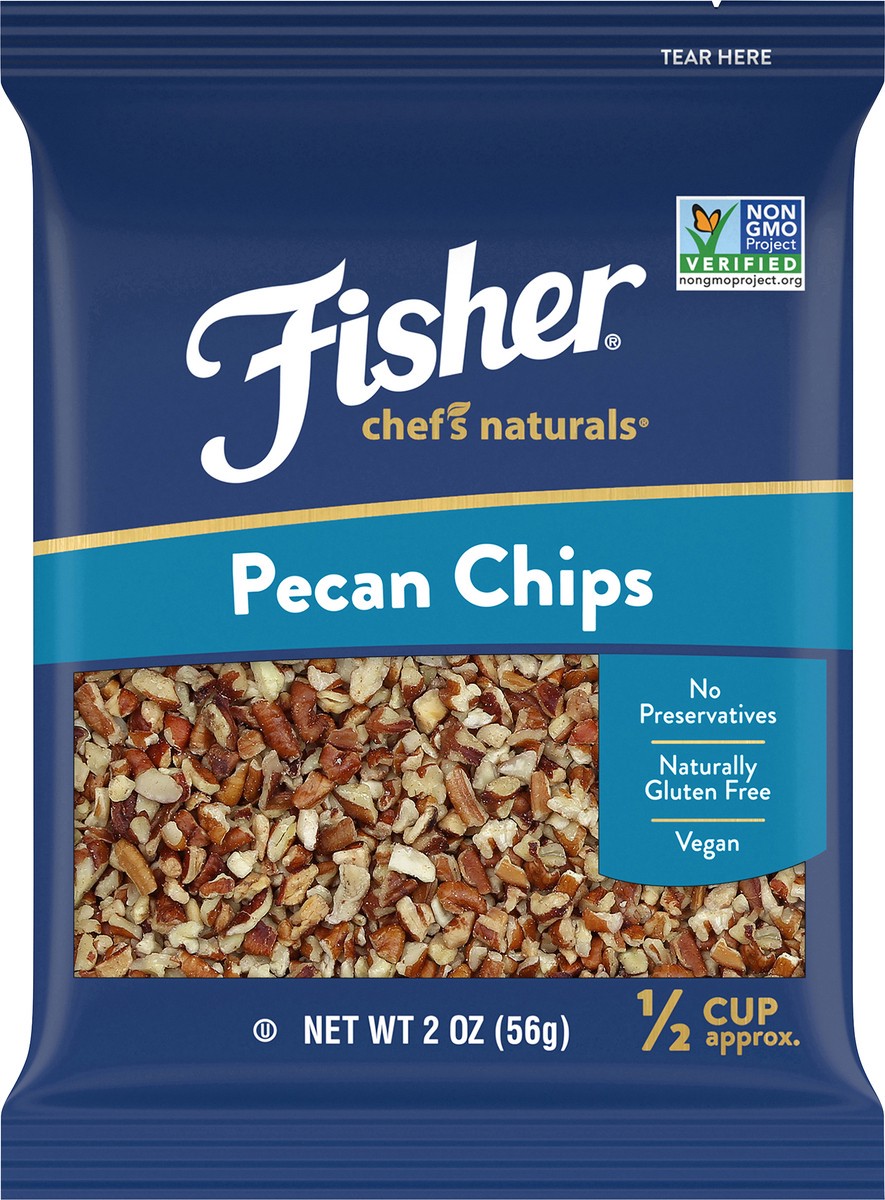 slide 9 of 9, Fisher Pecan Chips, 2 oz