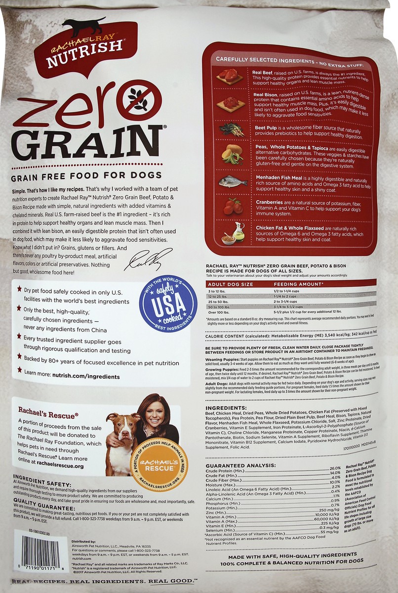 slide 6 of 8, Rachael Ray Nutrish Food for Dogs 22 lb, 22 lb