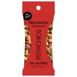 Wonderful Pistachios No Shells Chili Roasted Nuts, 0.75 oz Bag