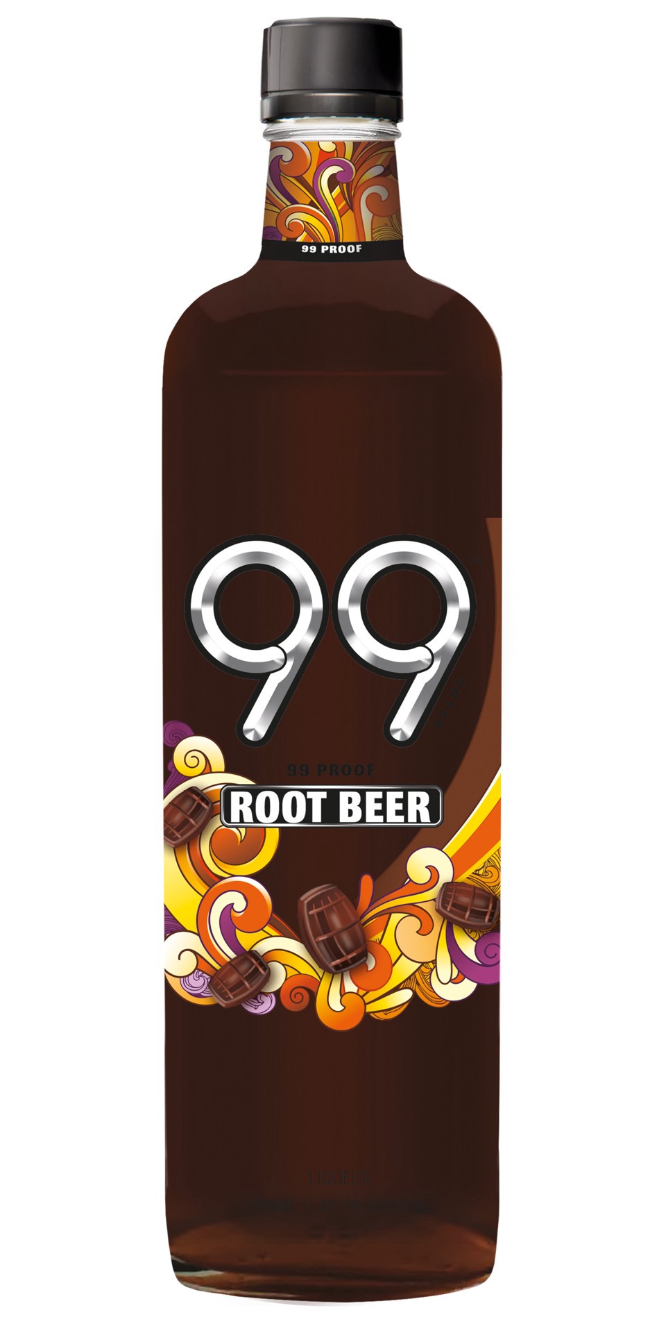 slide 1 of 2, 99 Brand Root Beer Liqueur, 750 ml
