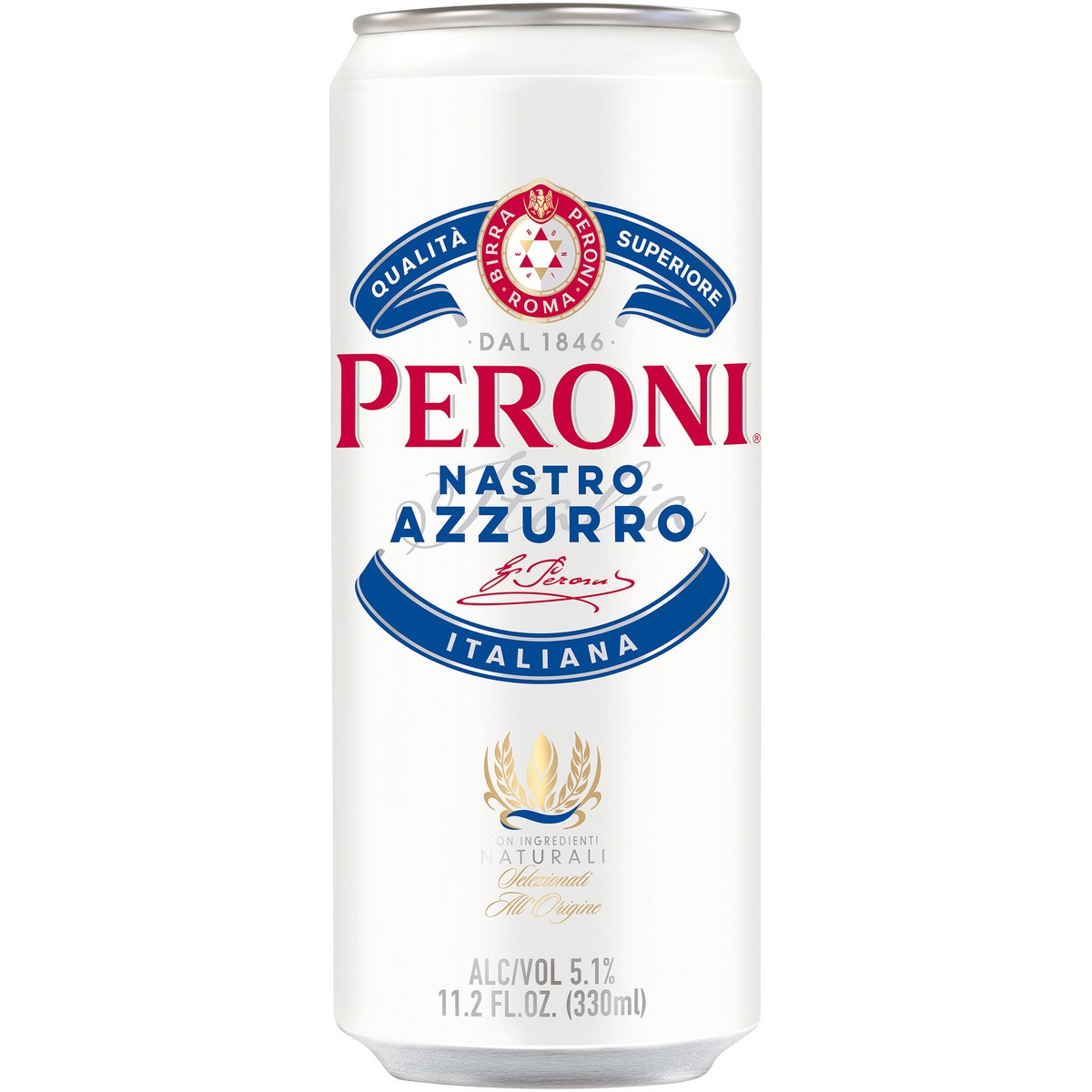 slide 2 of 2, Peroni Nastro 5.1% ABV Pale Lager, 330 oz
