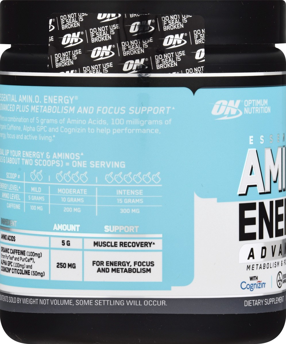 slide 10 of 12, Optimum Nutrition Essential Beach Blast Amin.O. Energy 6.7 oz, 6.7 oz