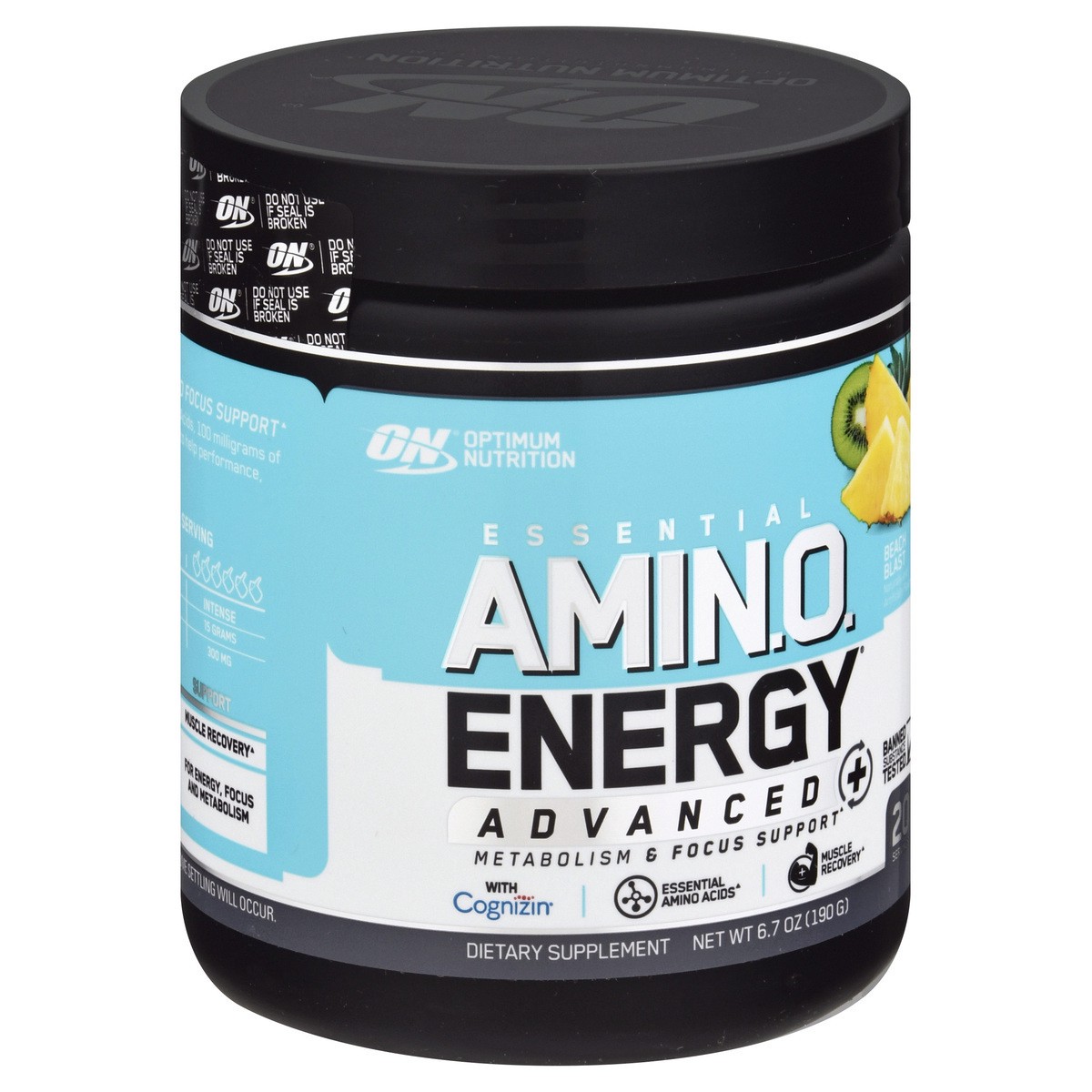 slide 4 of 12, Optimum Nutrition Essential Beach Blast Amin.O. Energy 6.7 oz, 6.7 oz