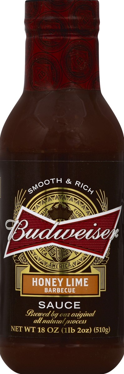 slide 1 of 2, Budweiser Barbecue Sauce 18 oz, 18 oz