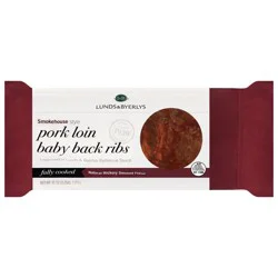 L&B Fully Cooked Pork Loin Back Ribs With Sauce