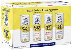 Lucky One Vodka Lemonade Variety 8 Pack 355 ml Cans