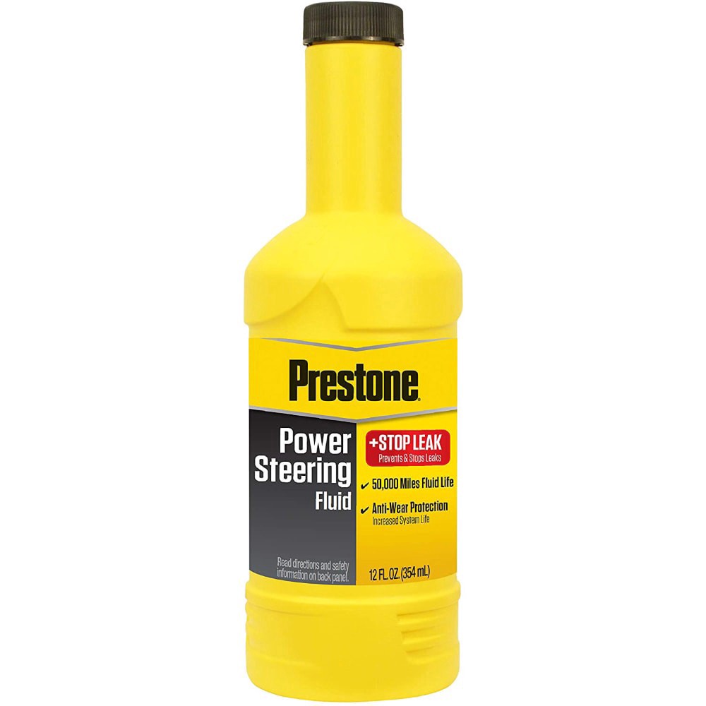slide 1 of 2, Prestone Power Steering Fluid + Stop Leak, 12 fl oz