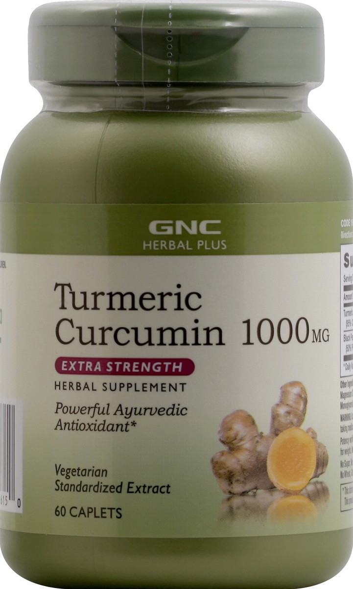 slide 1 of 8, GNC Turmeric Curcumin 60 ea, 60 ct