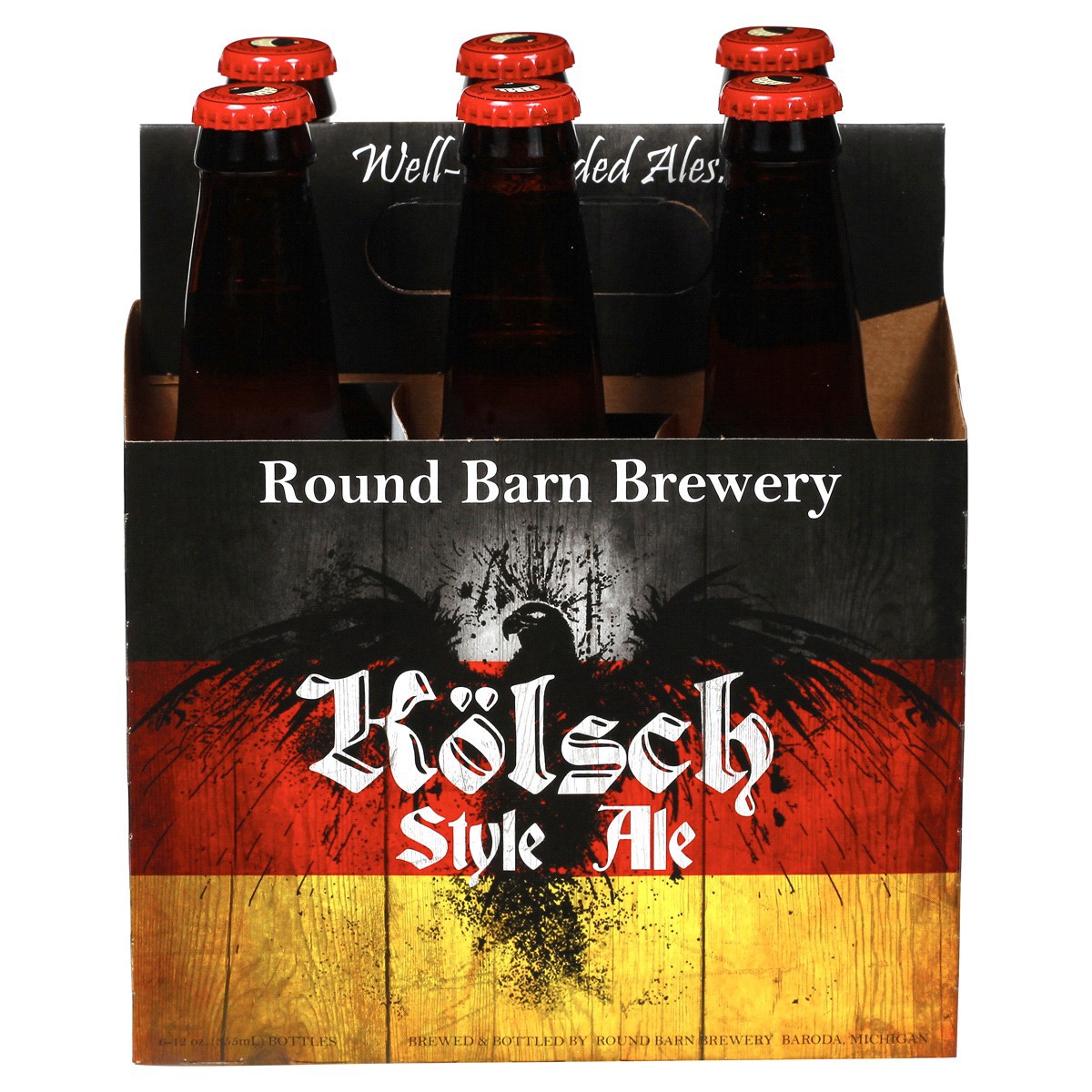 slide 1 of 4, Round Barn Kolsch Style, 6 ct; 12 oz