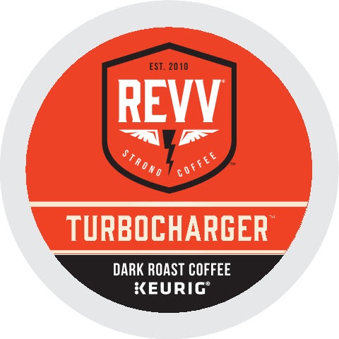 slide 1 of 4, REVV Turbocharger Dark Roast Coffee Pods, 10 ct