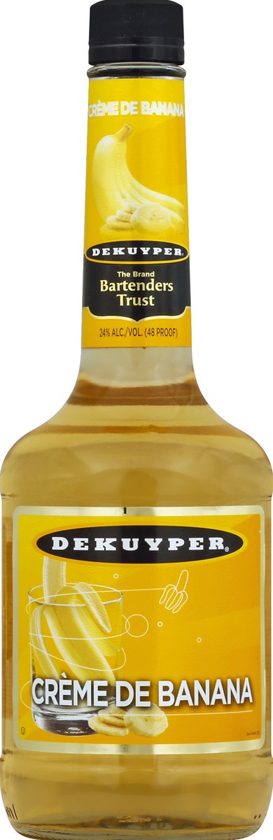 slide 1 of 2, DeKuyper Creme de Banana 750 ml, 750 ml