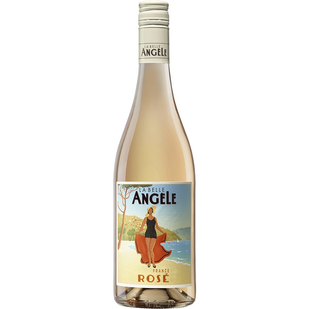 slide 1 of 1, La Belle Angele Rose, 750 ml