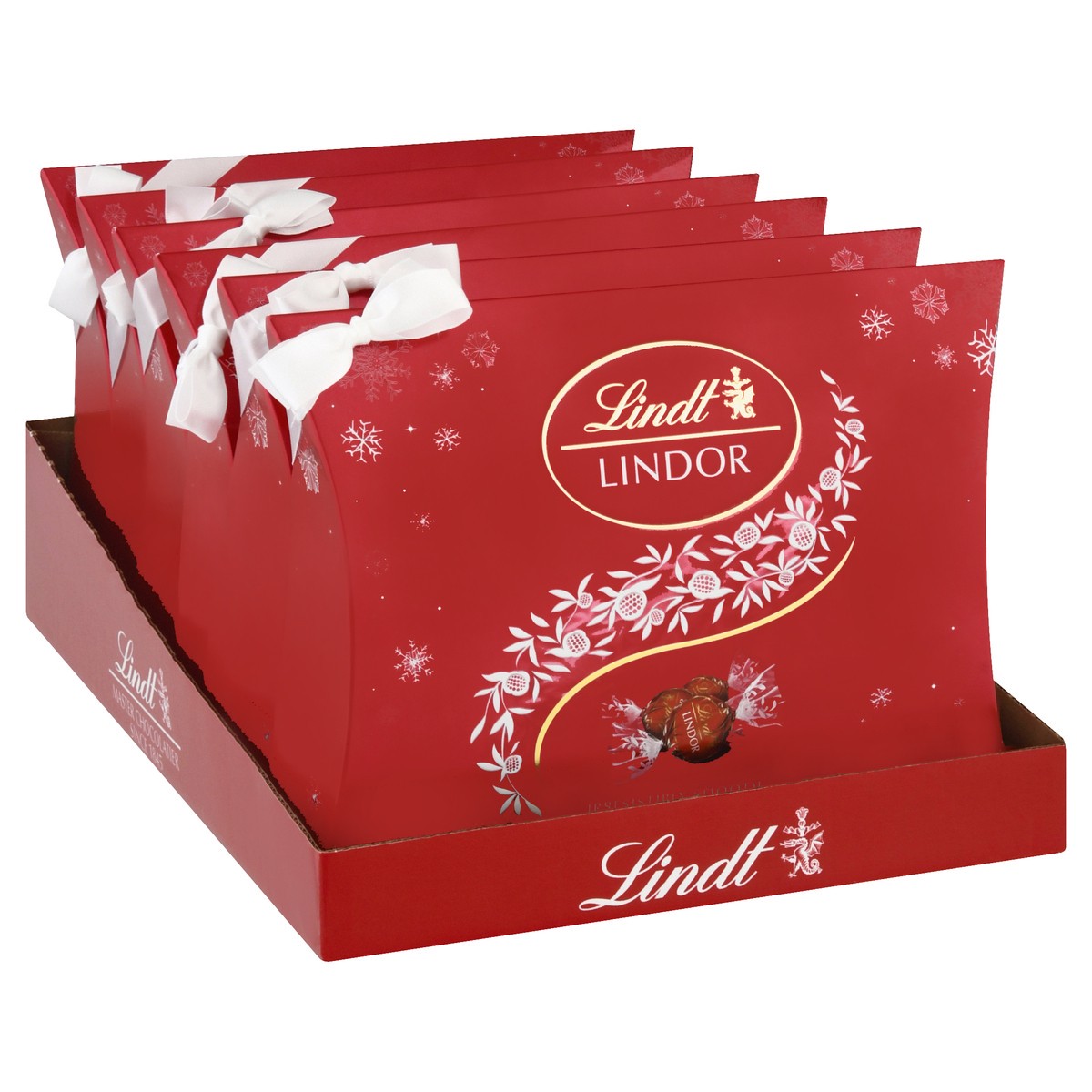 slide 8 of 8, Lindor Christmas Milk Chocolate Pillow Box, 8.9 oz