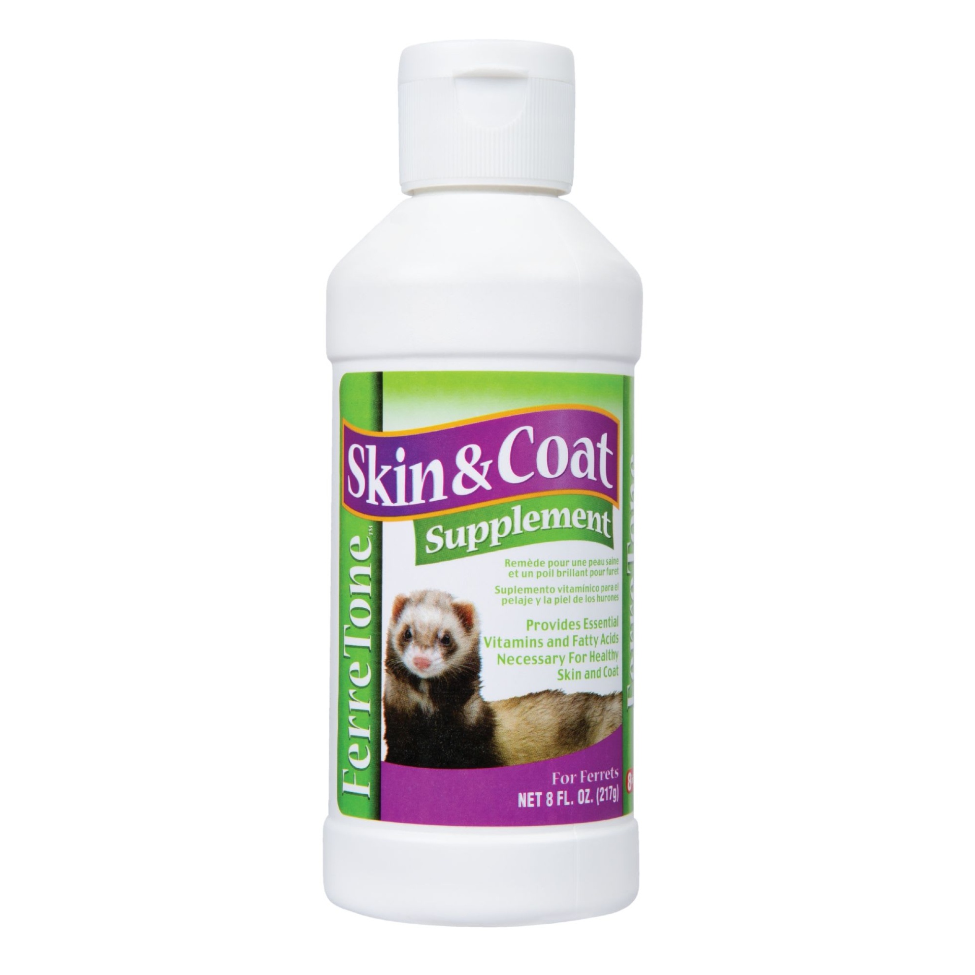 slide 1 of 1, 8 in 1 FerreTone Skin & Coat Ferret Food Supplement, 8 oz