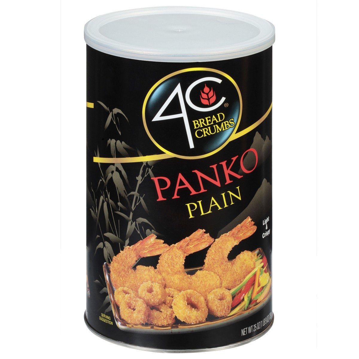 slide 4 of 9, 4C Bread Crumbs, Panko, Plain, 25 oz / 709 gram / 1.56 lbr
