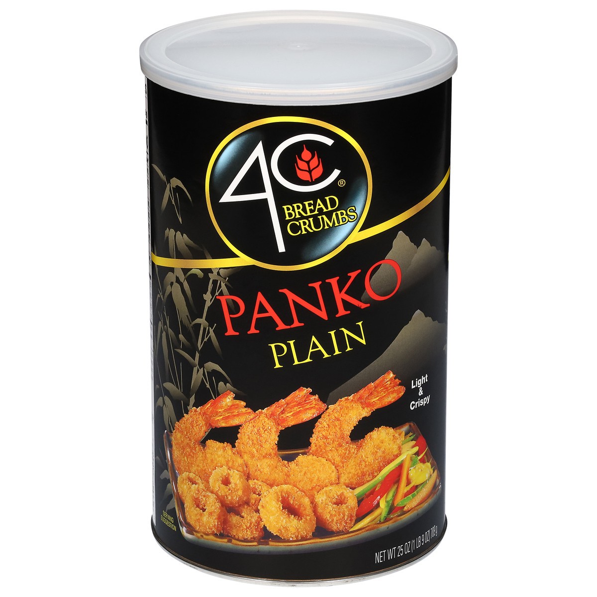 slide 1 of 9, 4C Bread Crumbs, Panko, Plain, 25 oz / 709 gram / 1.56 lbr