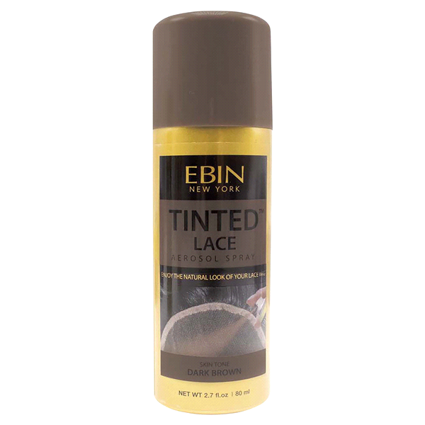 slide 1 of 1, EBIN Tinted Lace Spray Darkest Brown, 2.7 oz