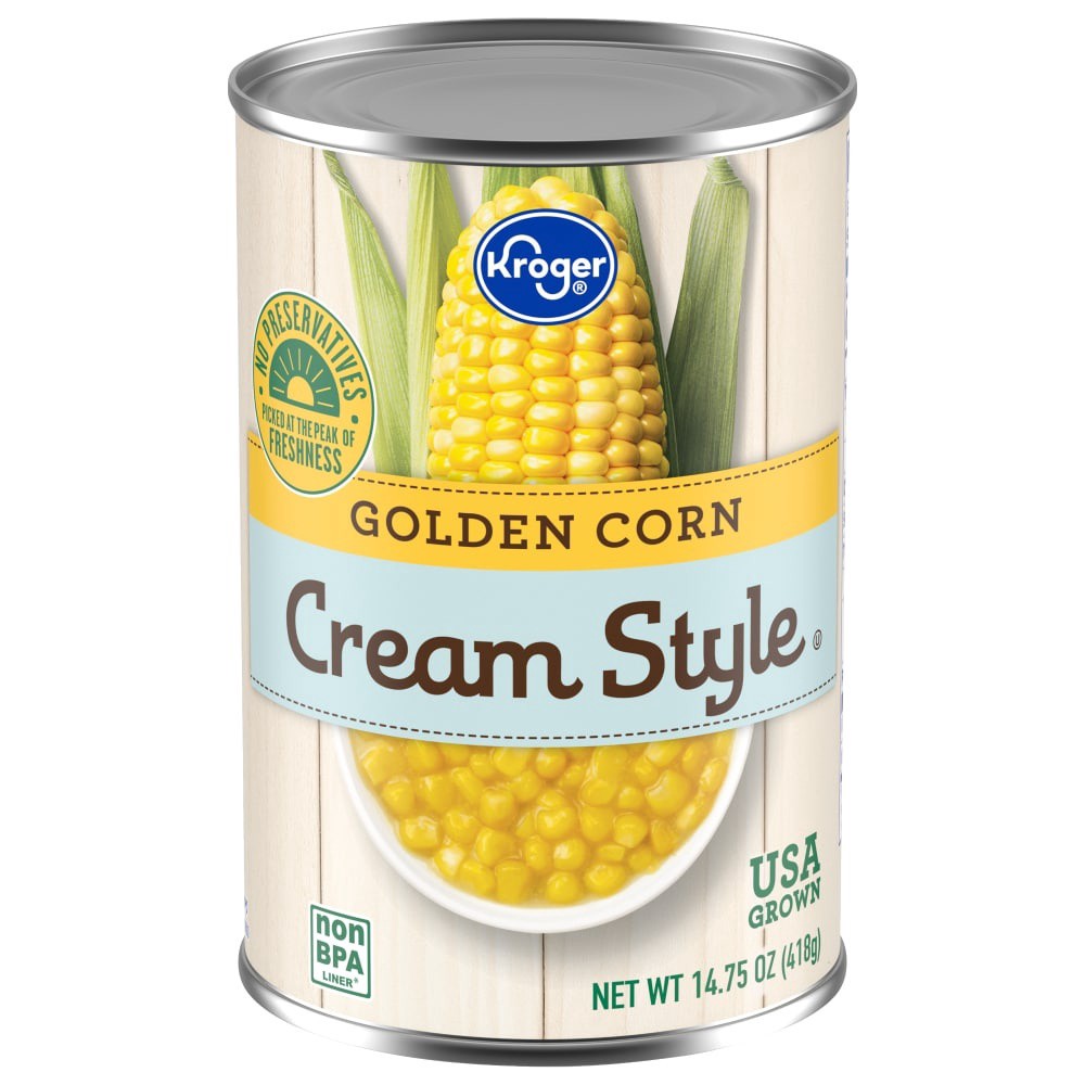 slide 1 of 4, Kroger Golden Corn, 14.75 oz