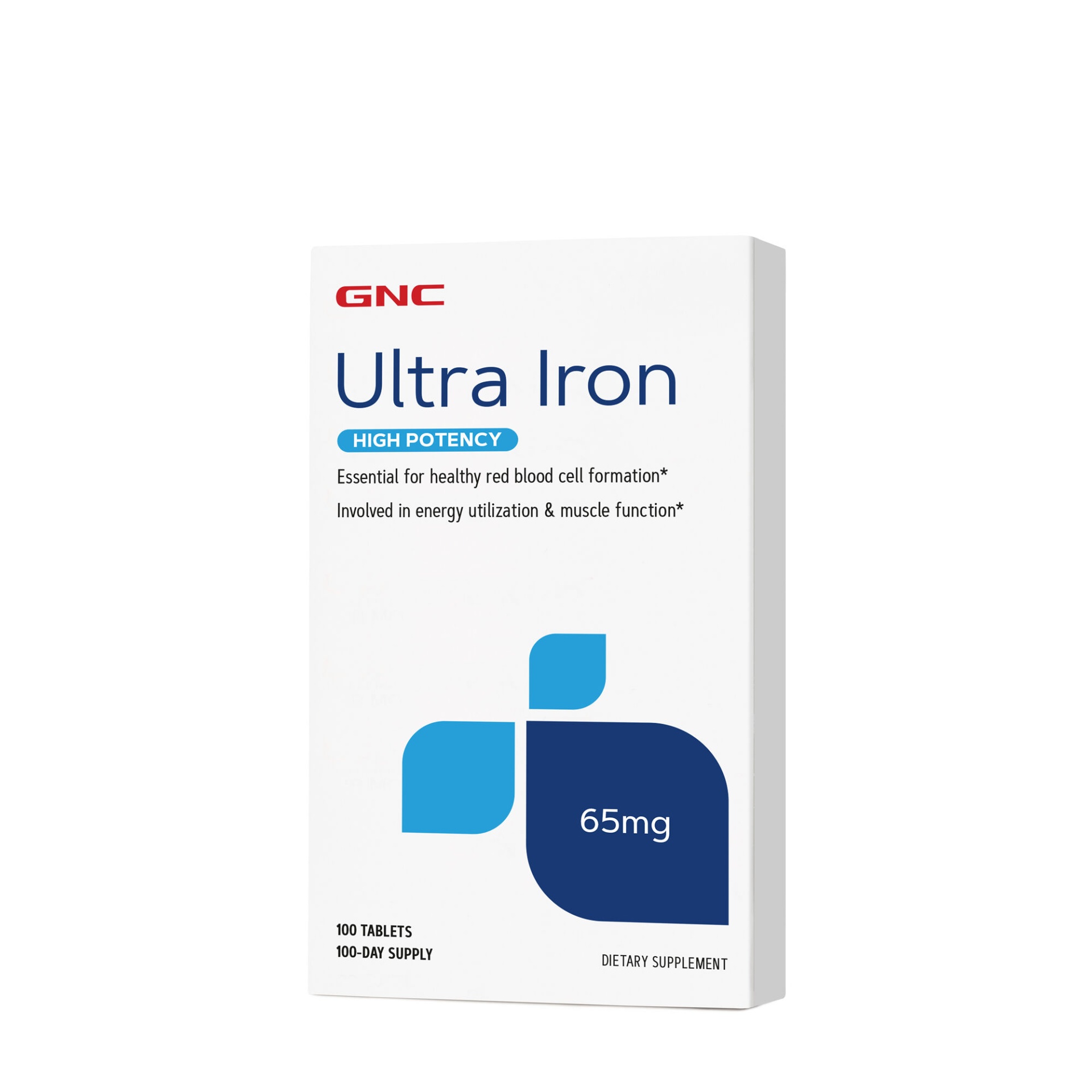 slide 1 of 1, GNC Ultra Iron 65 MG, 100 ct