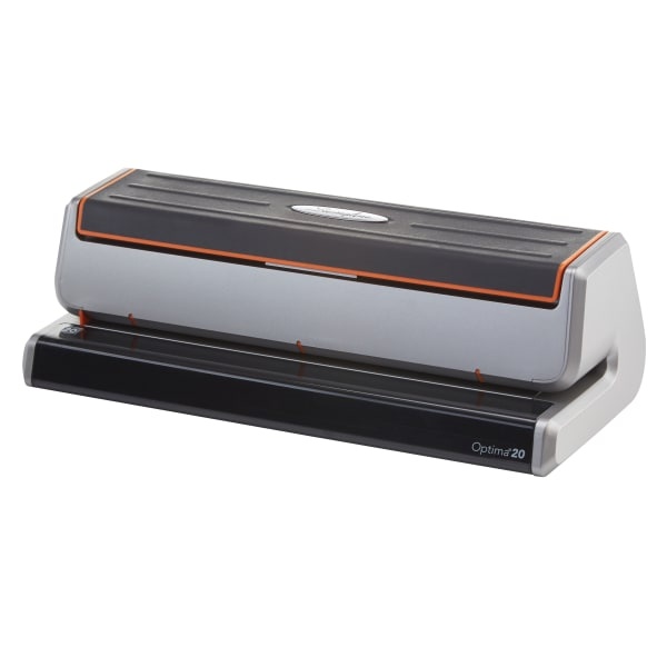 slide 1 of 2, Optima Electric Three-Hole Punch Capacity, 1 ct