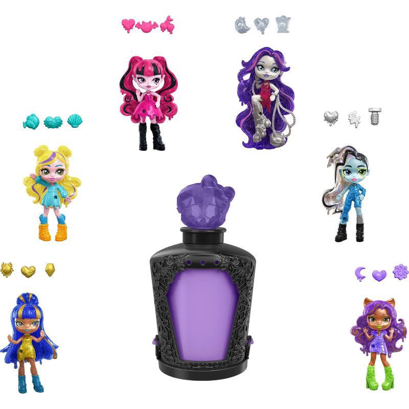 slide 1 of 6, Monster High 6.2" Potions Ast Doll, 1 ct