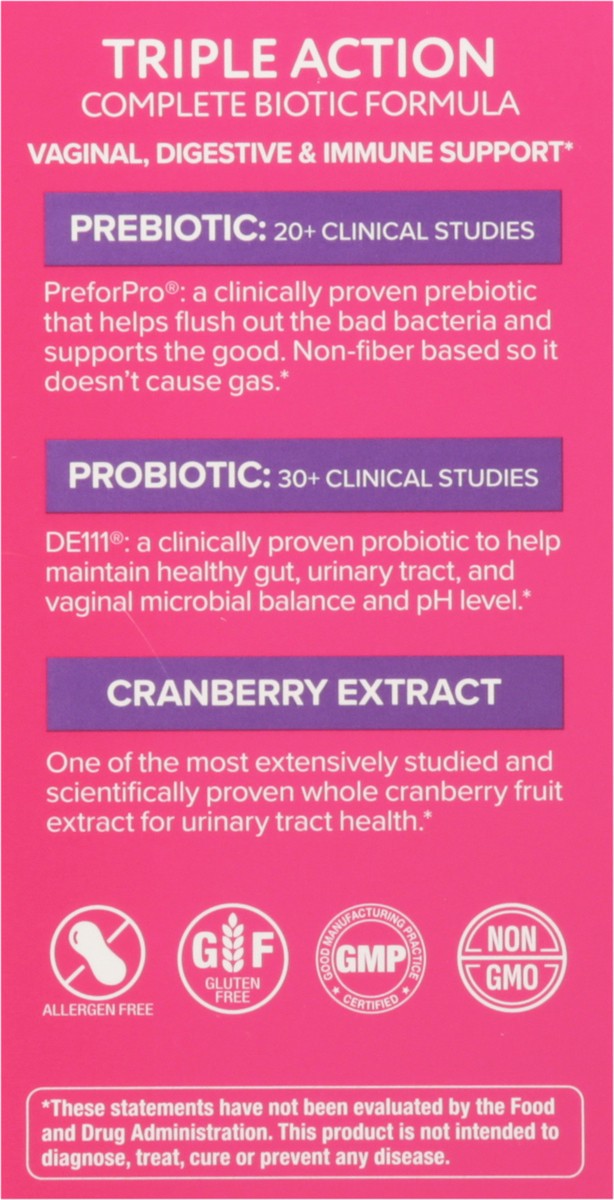 slide 3 of 12, Florajen Triple Action Vaginal Wellness Probiotic, 30 ct., 30 ct