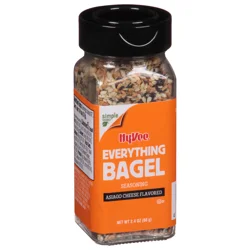 Hy-Vee Everything Bagel Asiago Cheese Flavored Seasoning 2.4 Oz