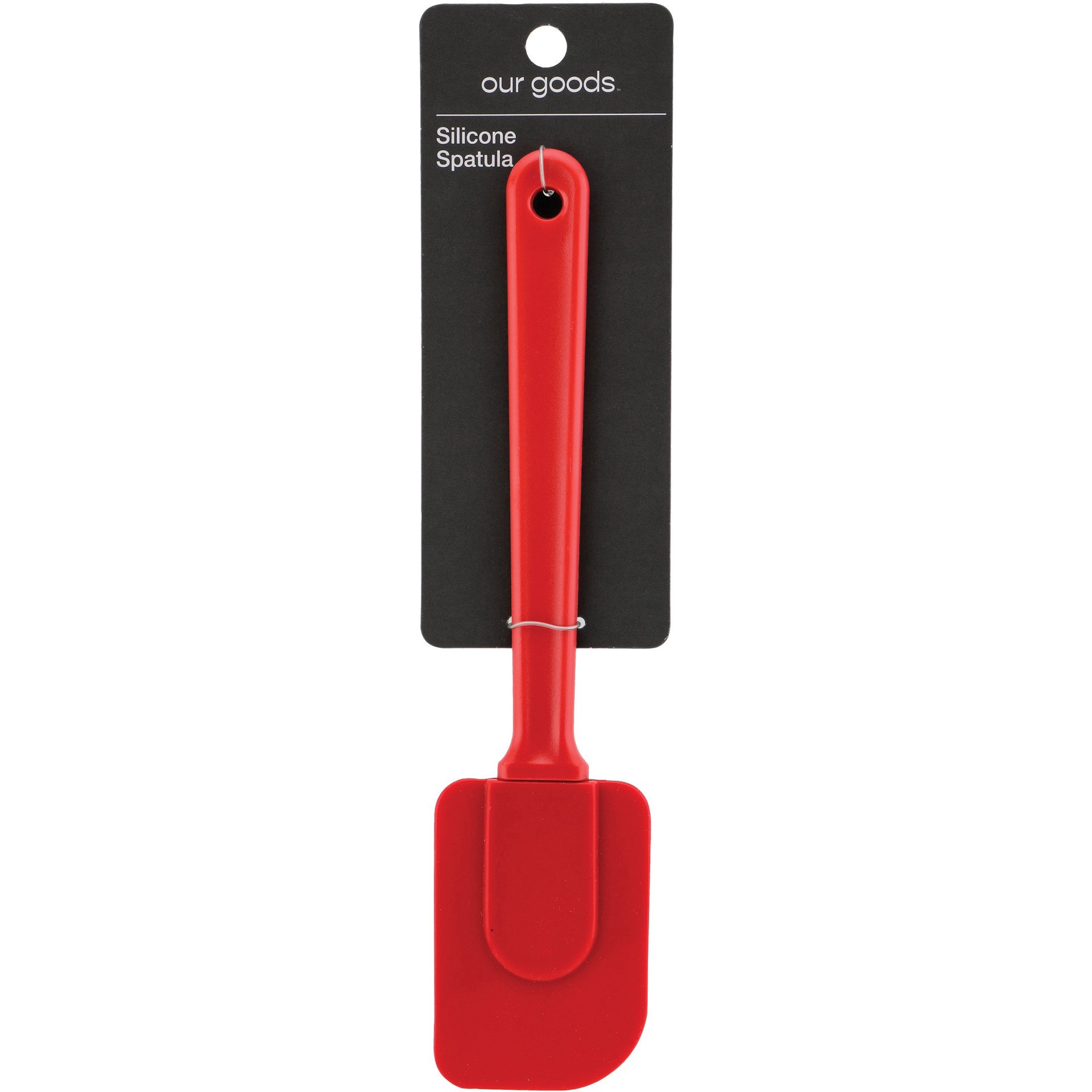 slide 1 of 1, our goods Silicone Spatula - Red, 1 ct