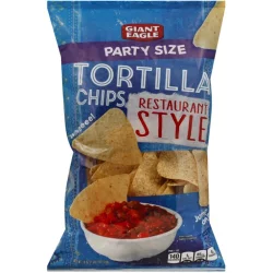 Giant Eagle Party Size Restaurant Style Tortilla Chips