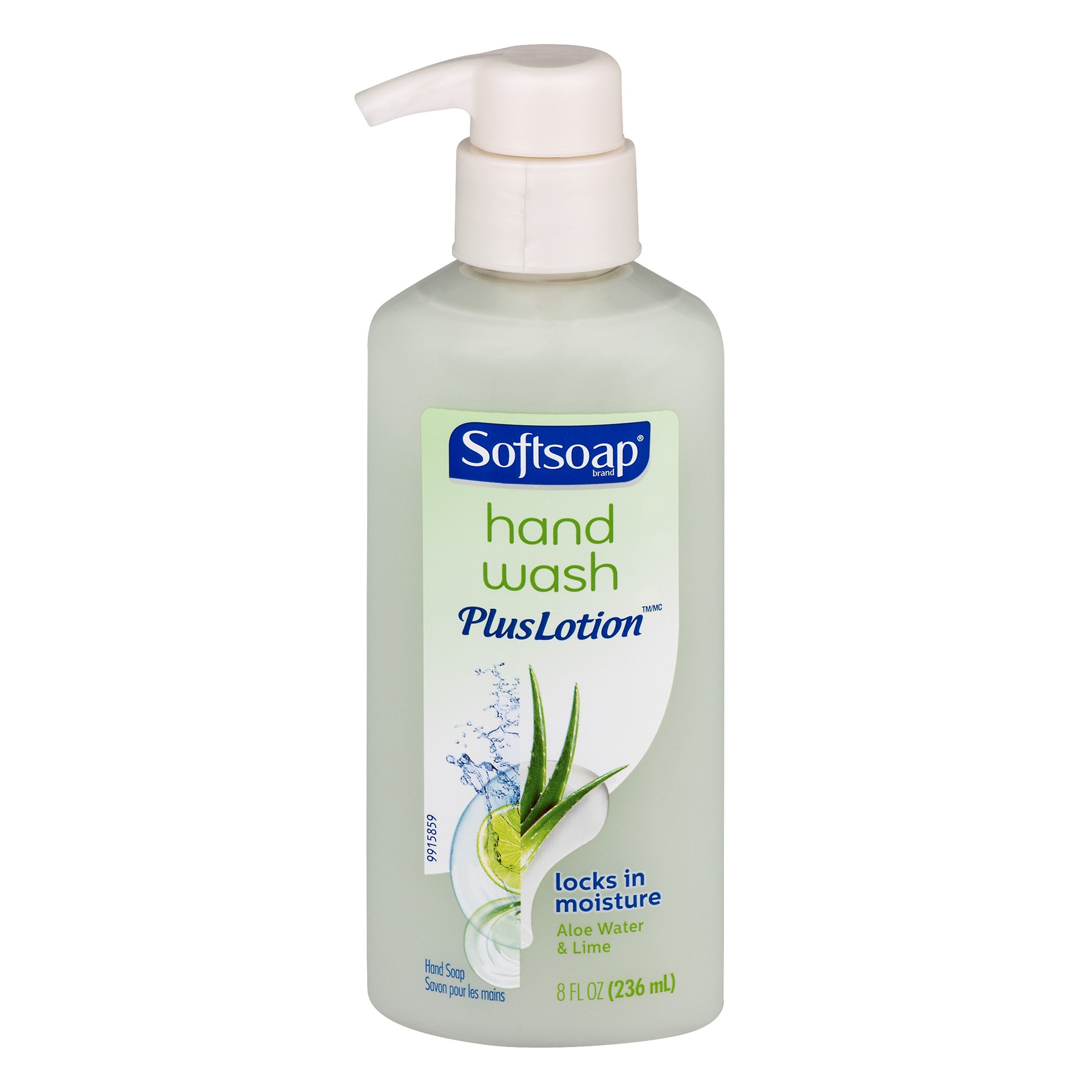 slide 1 of 1, Softsoap Aloe Water And Lime Hand Wash Plus Lotion Pump, 8 fl oz