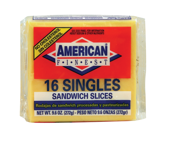 slide 1 of 1, American Finest Singles (Individually Wrapped Slices), 9.6 oz