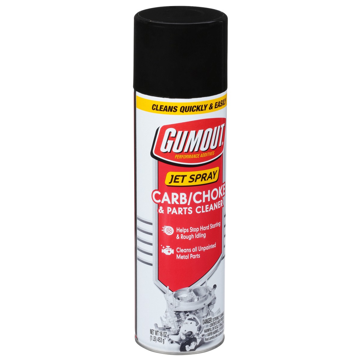 slide 9 of 10, Gumout Jet Spray Carb/Choke & Parts Cleaner 16 oz, 16 oz