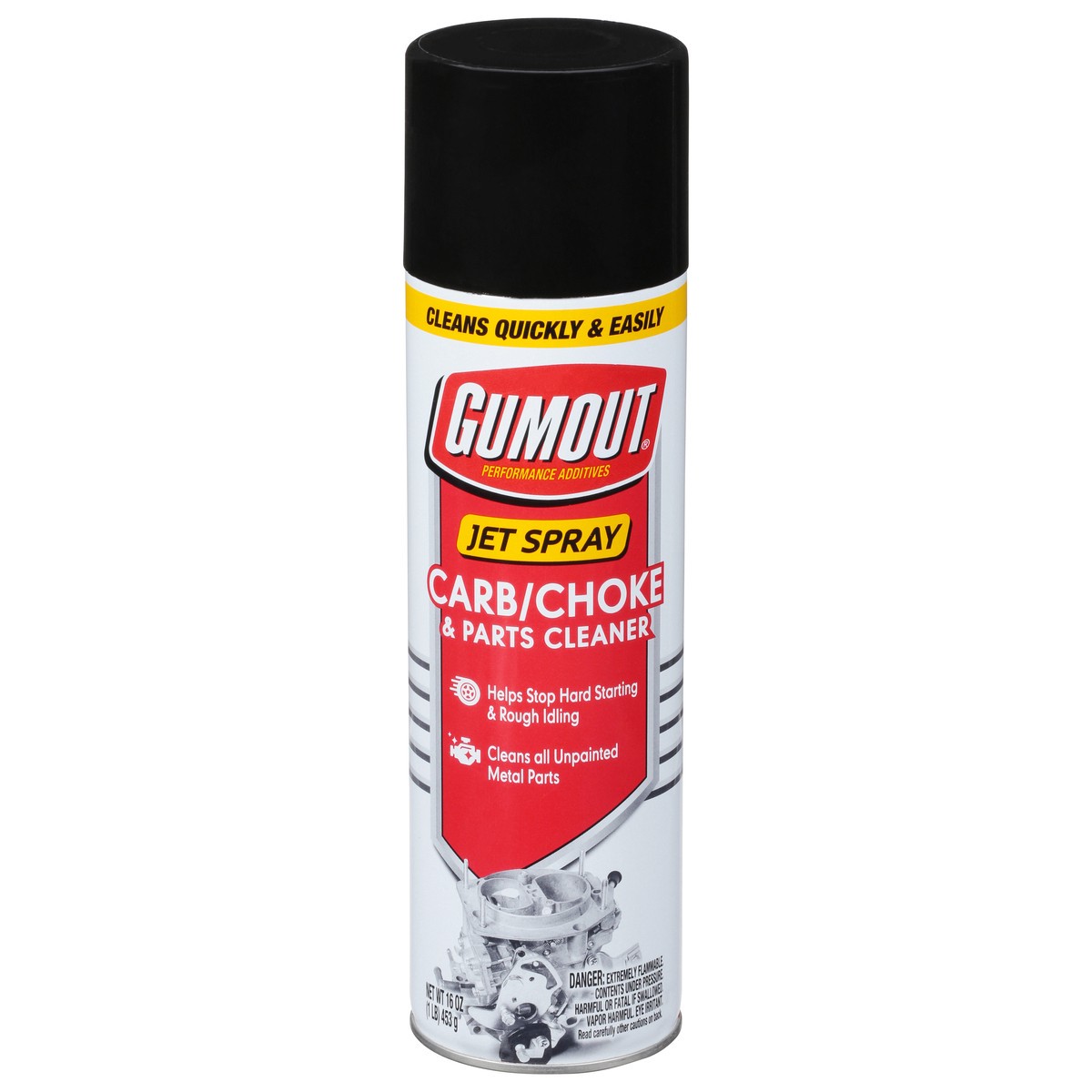 slide 1 of 10, Gumout Jet Spray Carb/Choke & Parts Cleaner 16 oz, 16 oz