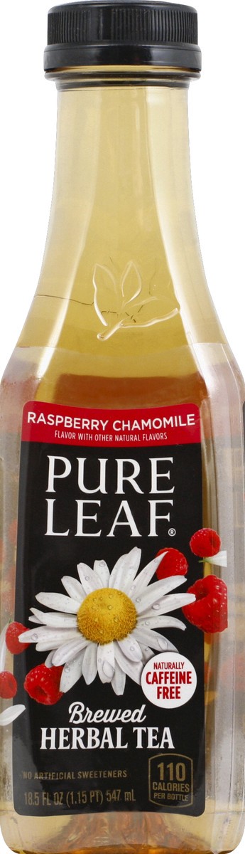 slide 3 of 7, Pure Leaf Tea Brewed Herbal Raspberry Chamomile - 18.5 Fl. Oz., 18.5 fl oz