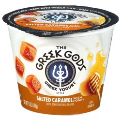 Greek God Greek Yogurt Salted Caramel 5 Oz - 5 Oz
