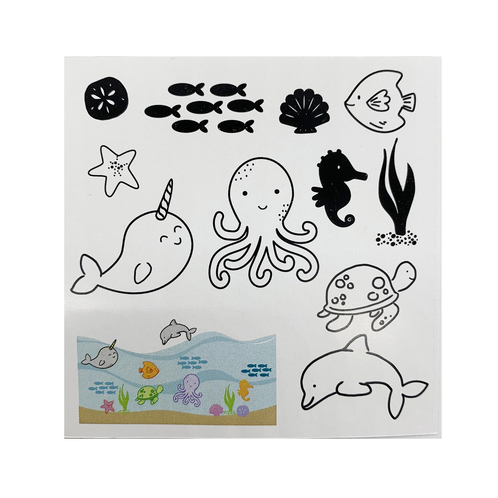 slide 3 of 4, Sea Wood Stamp Jar Set By Recollections, 5.6 in x 3.6 in x 3.6 in