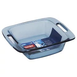 Pyrex Easy Grab Square Baking Dish Blue 8 Inch