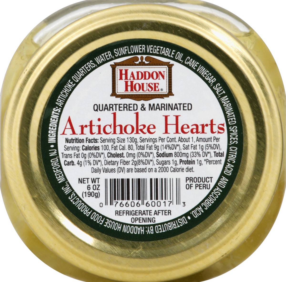 slide 3 of 3, Haddon House Artichoke Hearts, Quartered & Marinated, 6 oz