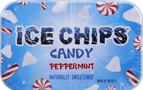 slide 1 of 1, ICE CHIPS Peppermint Candy, 1.76 oz