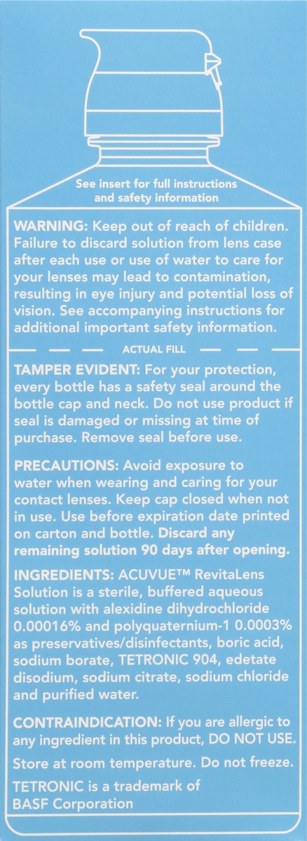 slide 3 of 11, Acuvue RevitaLens Multi-Purpose Disinfecting Solution, 10 fl oz