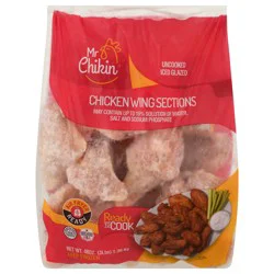 Mr Chikin Ice Glazed Uncooked Chicken Wing Sections 48 oz