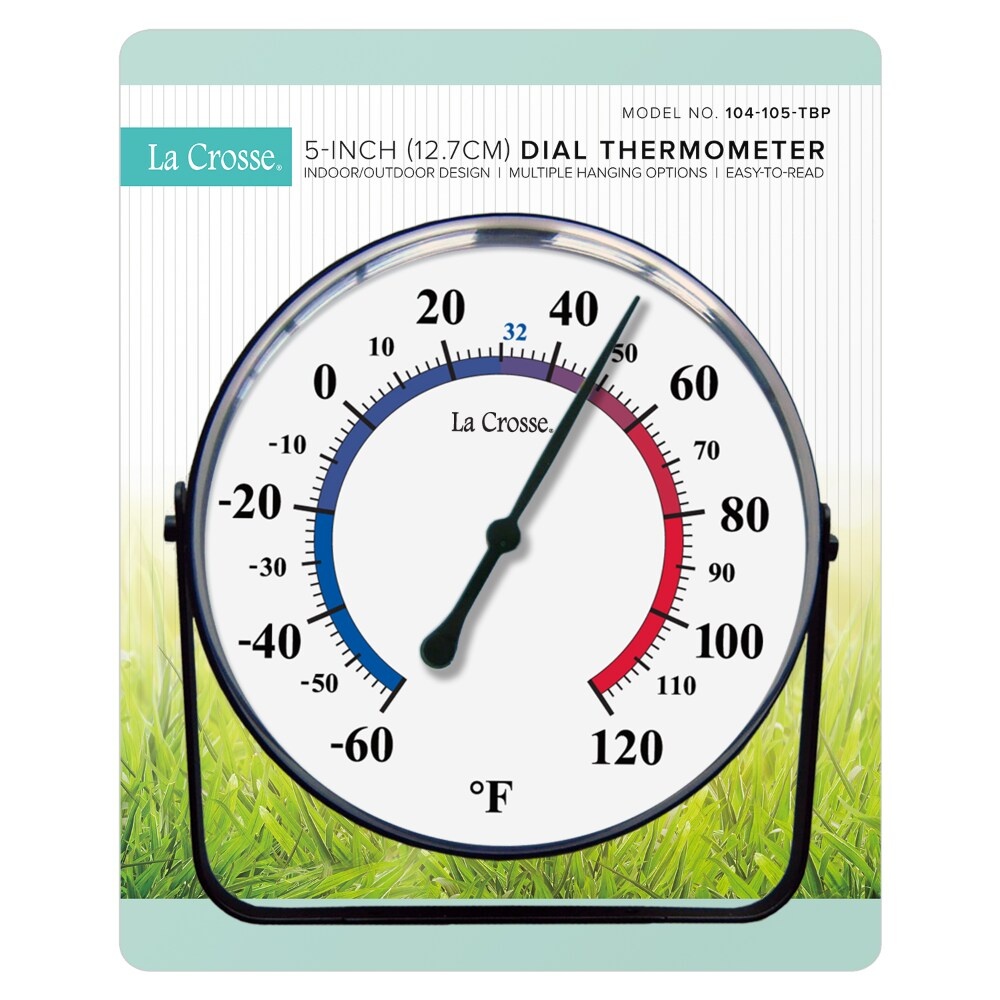 slide 1 of 1, La Crosse Dial Thermometer, 5 in